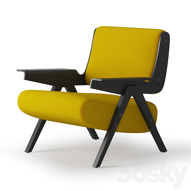 Tacchini Lina armchair 3ds Max - thumbnail 1