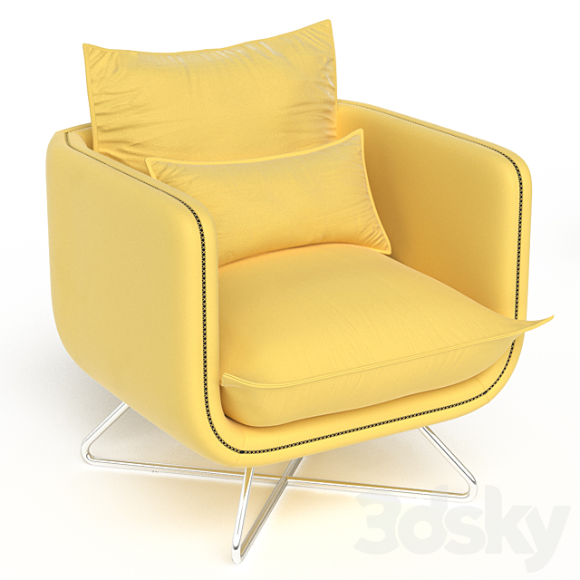 Tahoe Armchair 3DS Max Model - thumbnail 2