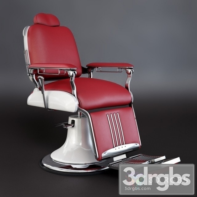 Takara Belmont Koken Legacy Barber Chair 3dsmax Download - thumbnail 1