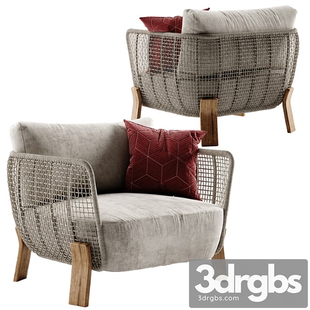 Talenti Argo Armchair 3dsmax Download - thumbnail 1