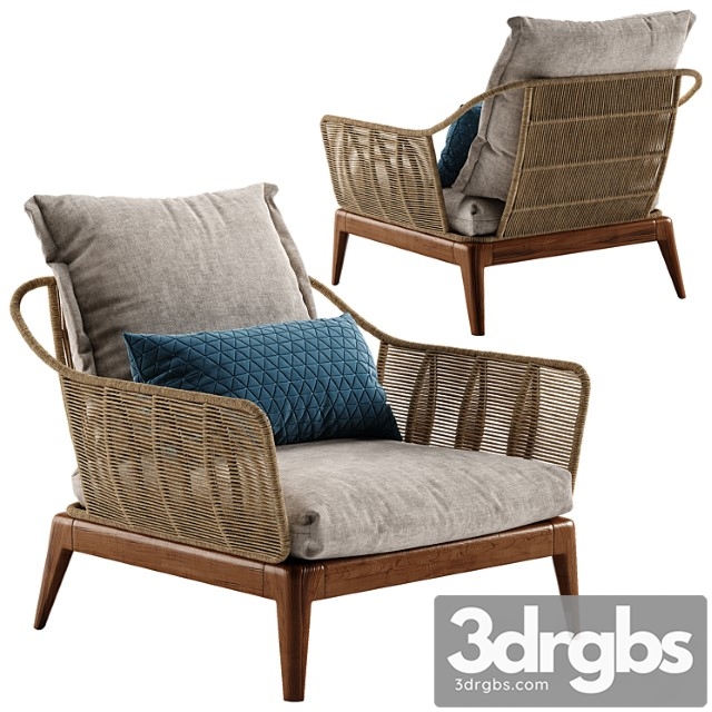 Talenti cruise armchair 3dsmax Download - thumbnail 1