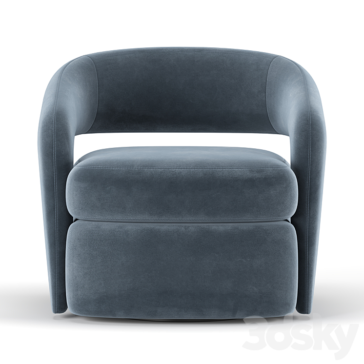 Targa Swivel Chair 3DS Max - thumbnail 2