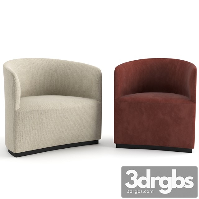 Tearoom lounge chair + club chair 3dsmax Download - thumbnail 1