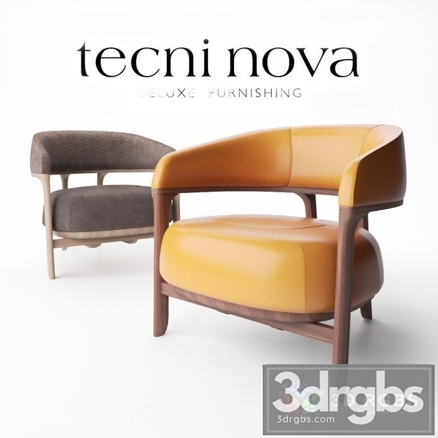 Tecni Nova Armchair 3dsmax Download - thumbnail 1