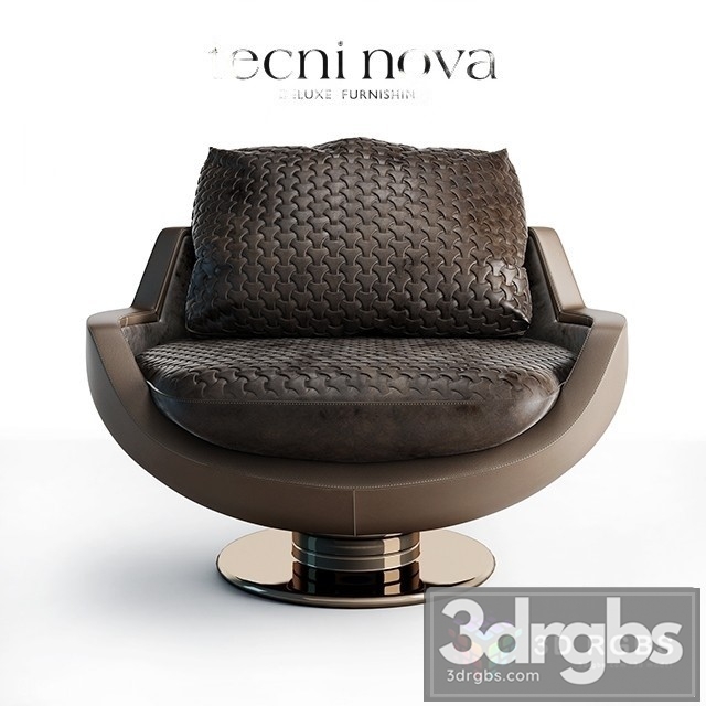 Tecni Nova Collection Fortune Armchair  3dsmax Download - thumbnail 1