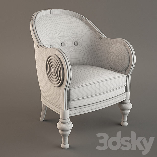 Tecni Nova Sillon 3ds Max - thumbnail 2