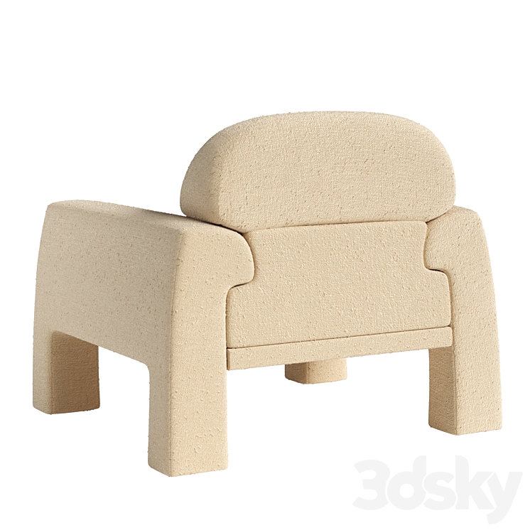 TEDD Armchair 3DS Max Model - thumbnail 2