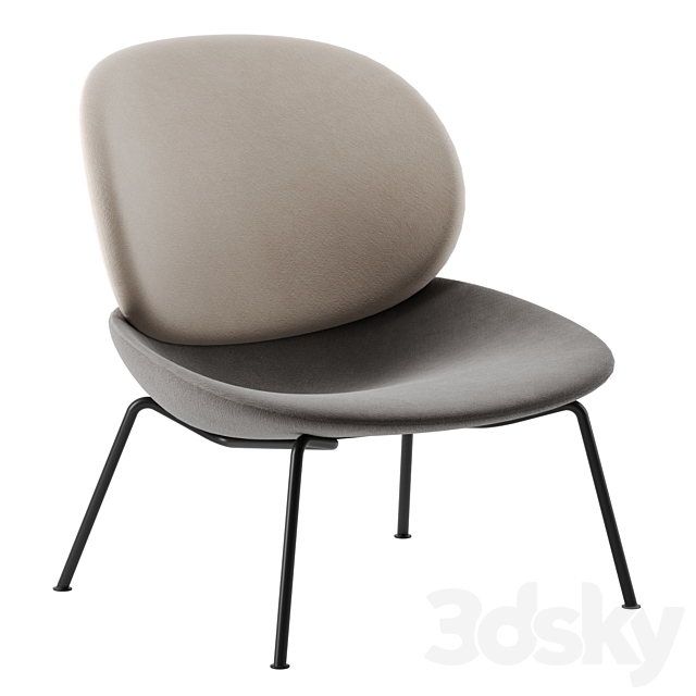 Tellin armchair by Arflex 3DSMax File - thumbnail 1