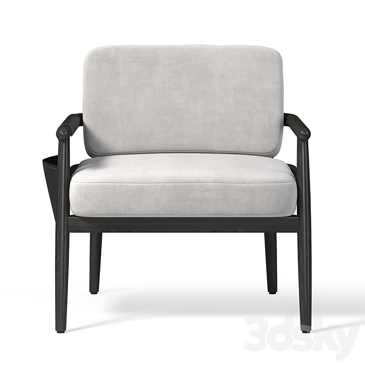 TERESA armchair 3DS Max Model - thumbnail 2