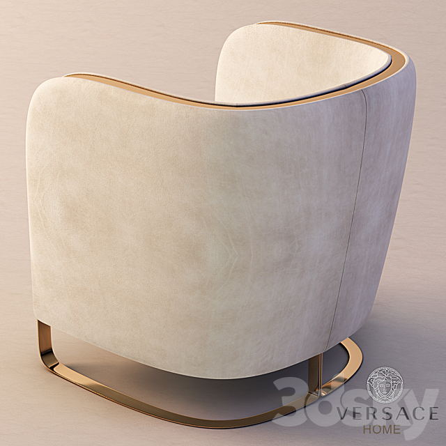 The Herald Armchair by Versace 3DS Max Model - thumbnail 2