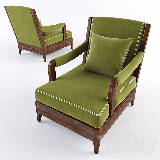 The new traditionalists – Chair No. 124.2 3DS Max Model - thumbnail 2