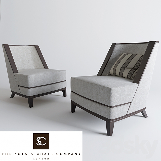 The Sofa and Chair company Sloane 3DSMax File - thumbnail 1