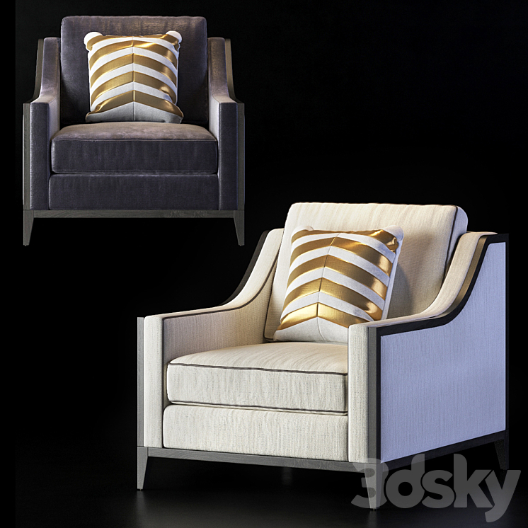 The Sofa and Chair Company Spencer Deluxe Armchair 3DS Max - thumbnail 1