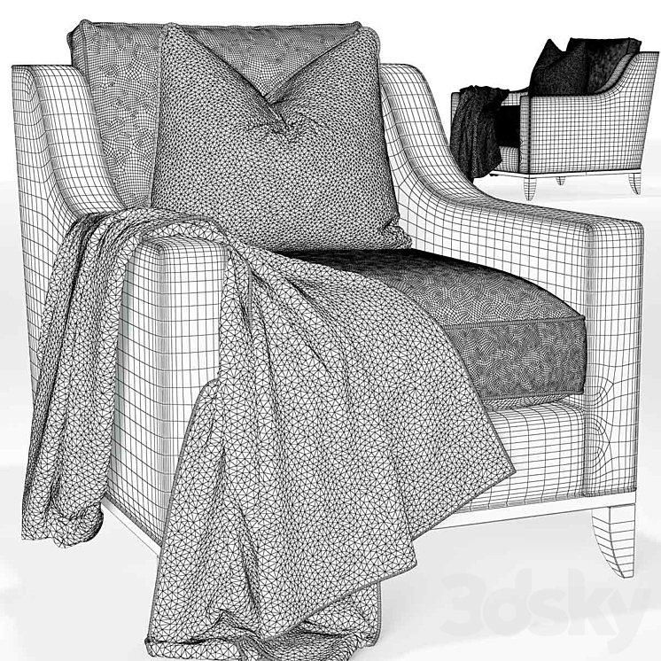 The Sofa & Chair Company 02 3DS Max Model - thumbnail 2