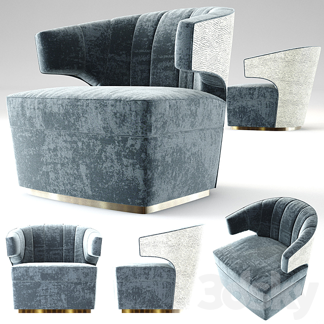 The Sofa & Chair Company _ OCCASIONAL CHAIR 001 3ds Max - thumbnail 1