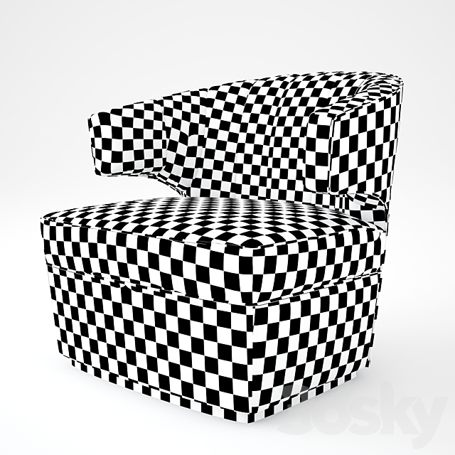 The Sofa & Chair Company _ OCCASIONAL CHAIR 001 3ds Max - thumbnail 2