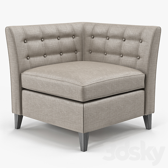 The Sofa & Chair Company Bennet 3ds Max - thumbnail 3