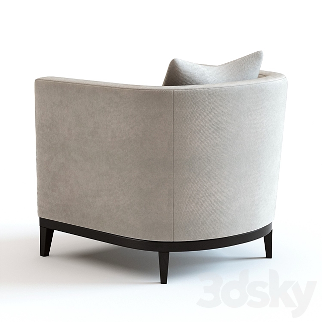 The Sofa & Chair Linnell Armchair 3ds Max - thumbnail 3