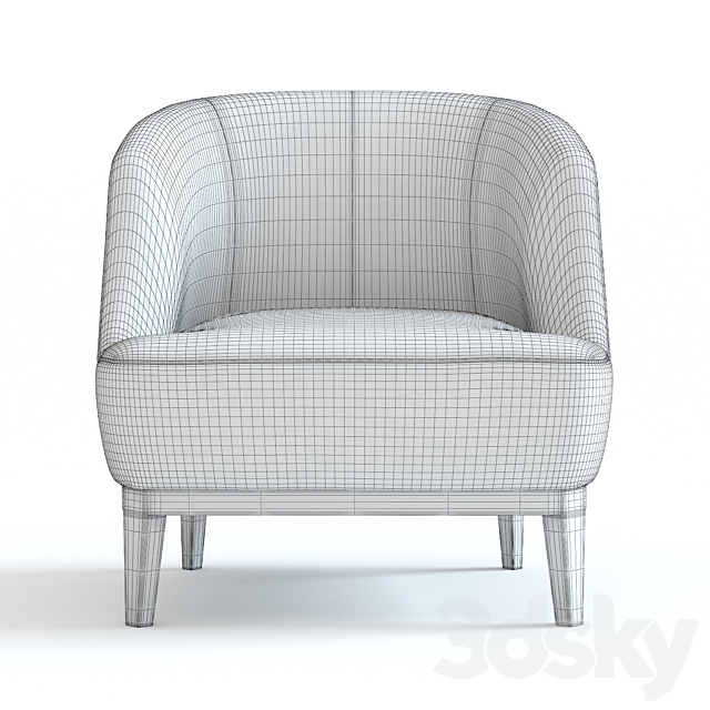 The Sofa & Chair Lloyd Armchair 3DS Max Model - thumbnail 3