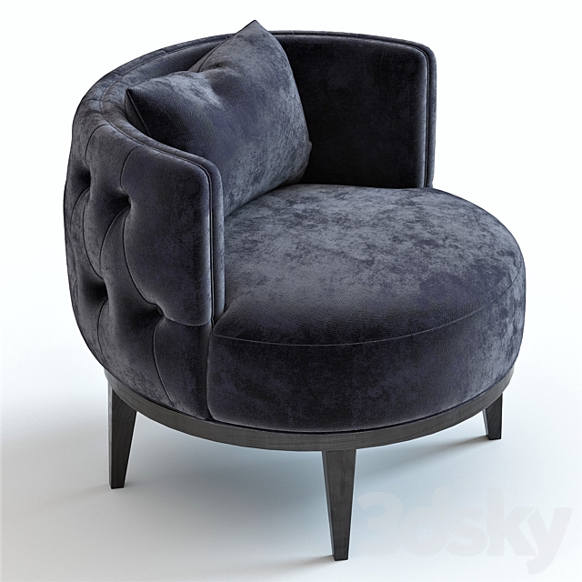 The Sofa & Chair Oscar Armchair 3DSMax File - thumbnail 2