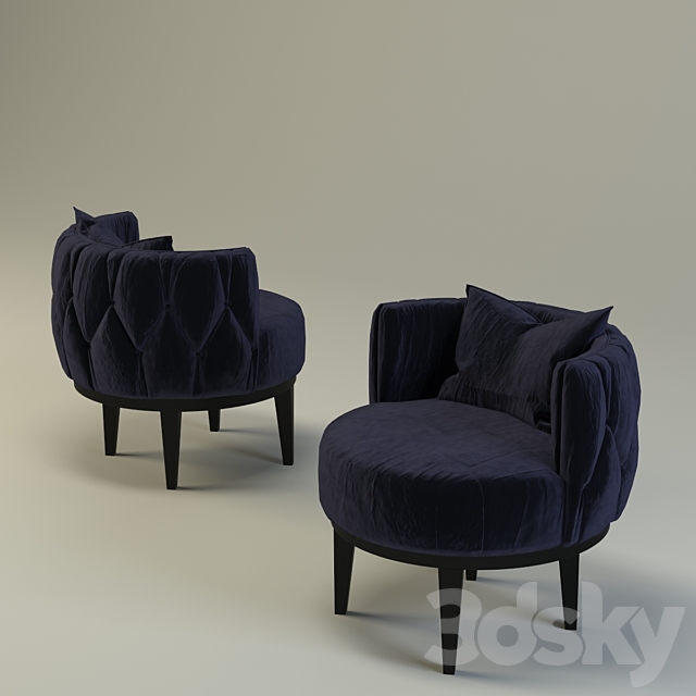 The Sofa & Chair Oskar 3ds Max - thumbnail 1