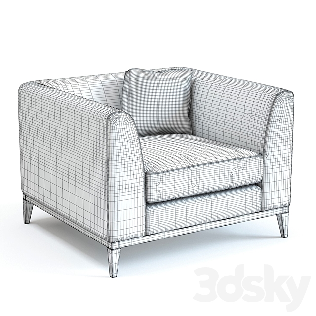 The Sofa & Chair Pollock Armchair 3ds Max - thumbnail 2