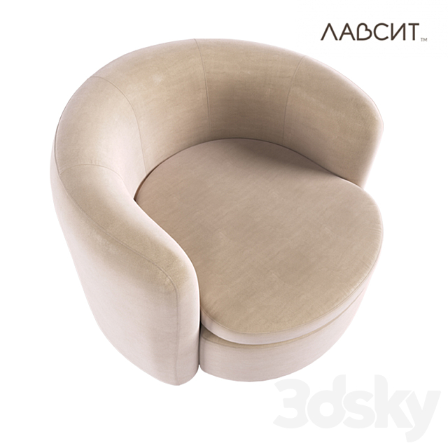 The Solomon Armchair | Lavsit 3ds Max - thumbnail 2