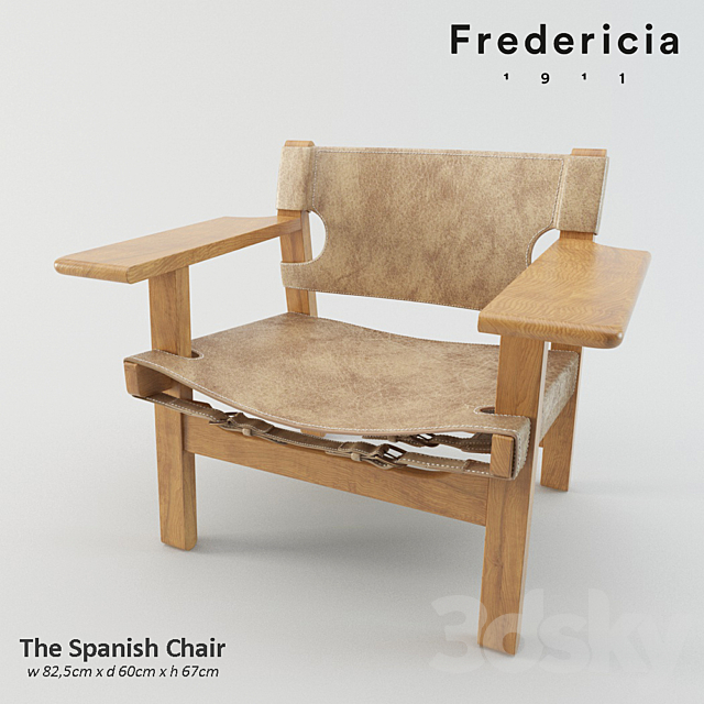 The Spanish Chair 3DSMax File - thumbnail 1