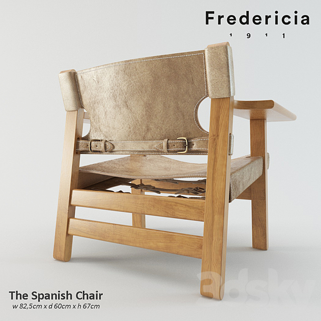 The Spanish Chair 3DSMax File - thumbnail 2