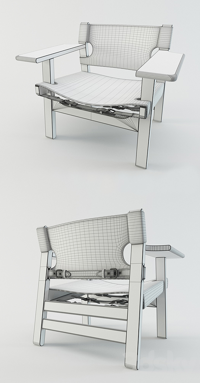 The Spanish Chair 3DSMax File - thumbnail 3