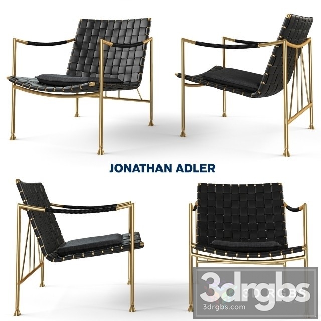 Thebes Lounge Chair 3dsmax Download - thumbnail 1