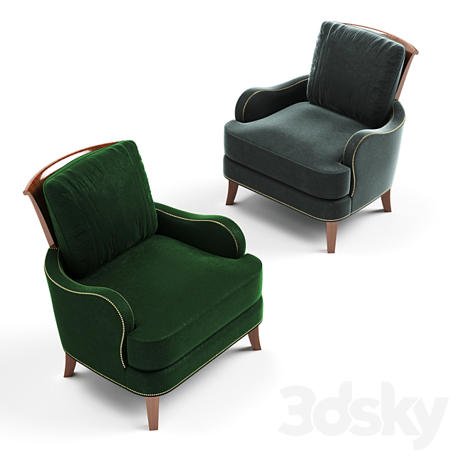 Theodore Alexander_LARIA_Chair 3DSMax File - thumbnail 2