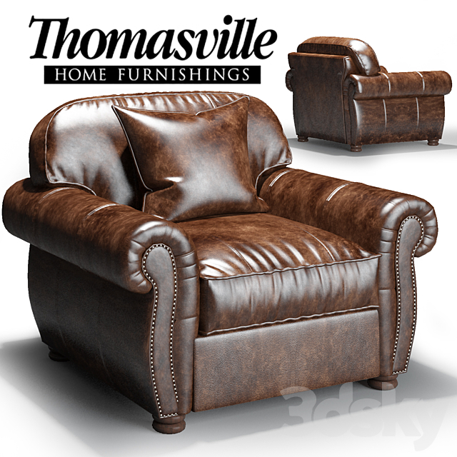 Thomasville _ Benjamin Armchair 3ds Max - thumbnail 1