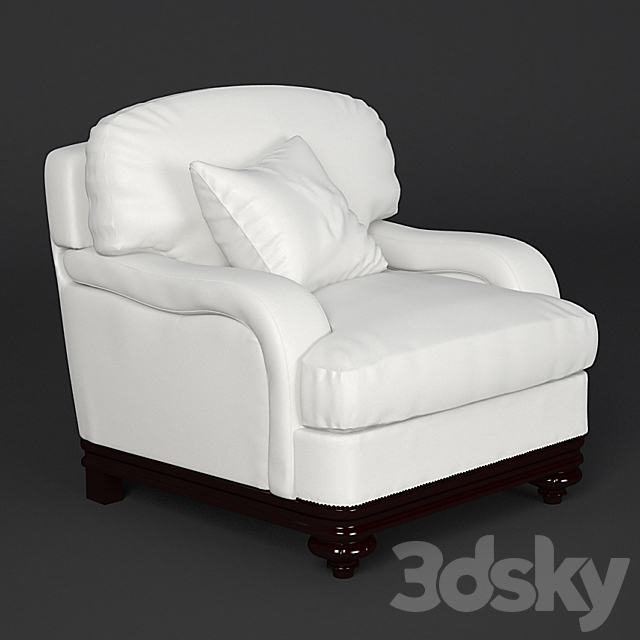 Thomasville_armchair 3DS Max Model - thumbnail 2