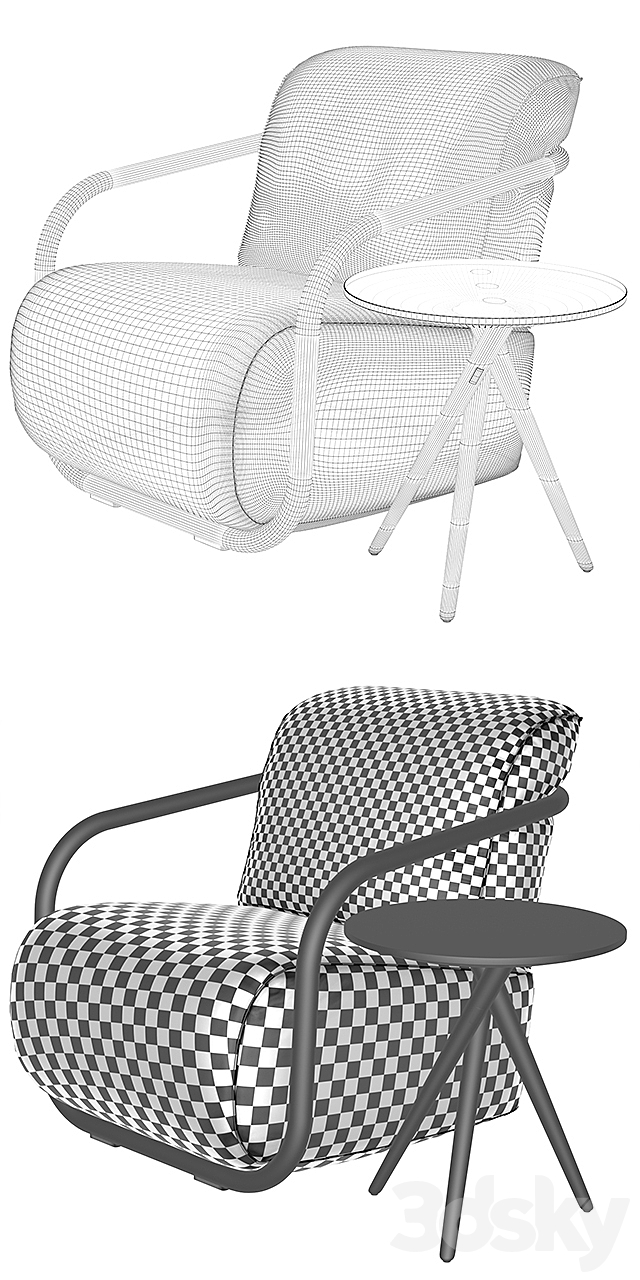 Thonet 2001 3DSMax File - thumbnail 3