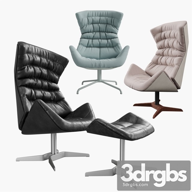 THONET 808 Lounge Armchair 3dsmax Download - thumbnail 1