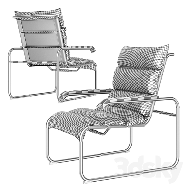 Thonet S 35 N 3DSMax File - thumbnail 3