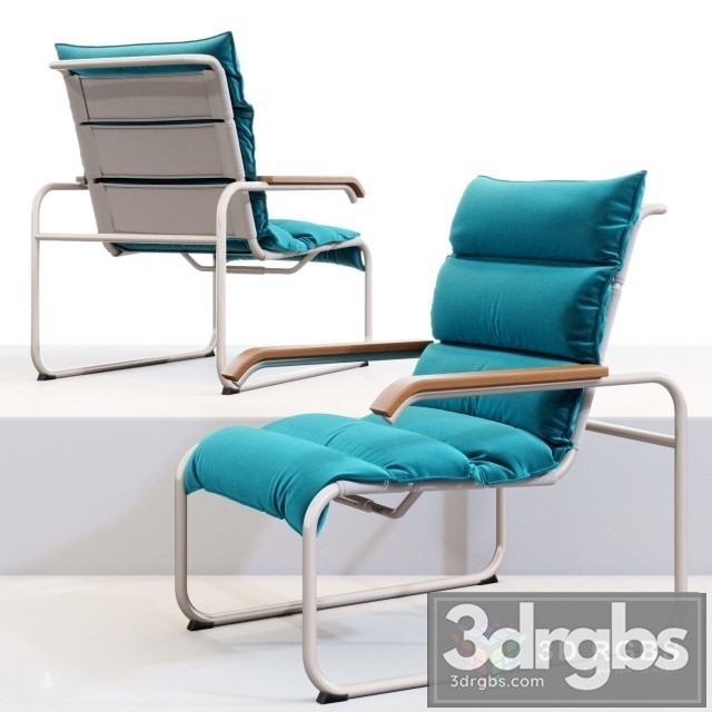 Thonet S 35 N Armchair 3dsmax Download - thumbnail 1