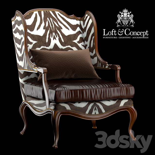 THRONE ZEBRA 3DSMax File - thumbnail 1