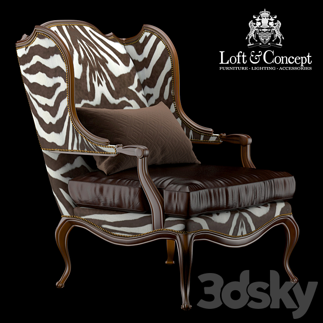 THRONE ZEBRA 3DSMax File - thumbnail 2