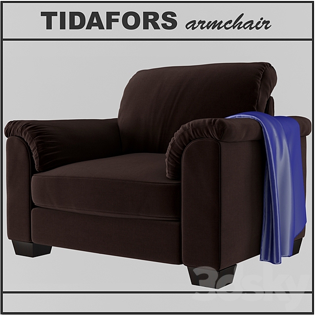 TIDAFORS armchair 3DS Max Model - thumbnail 3