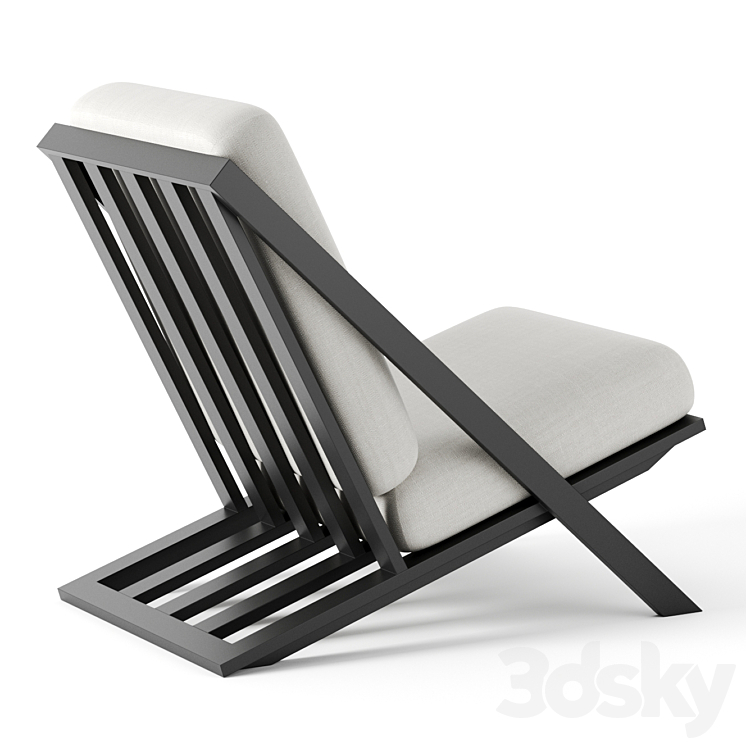 Timeless Relax Club Chair by Gandia Blasco 3DS Max - thumbnail 2