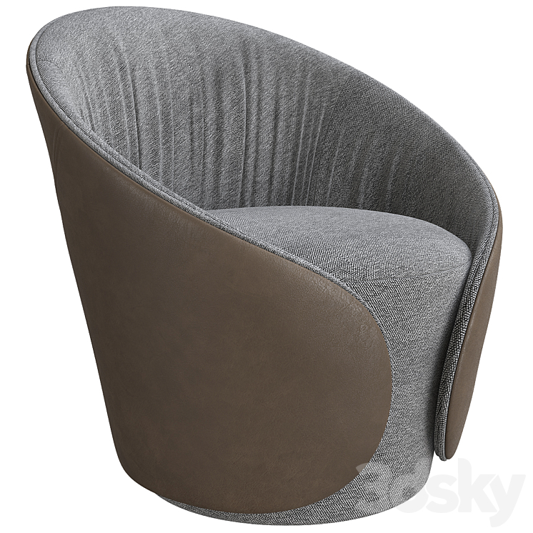 Tonin-Casa-MAMA-Armchair 3DS Max Model - thumbnail 1