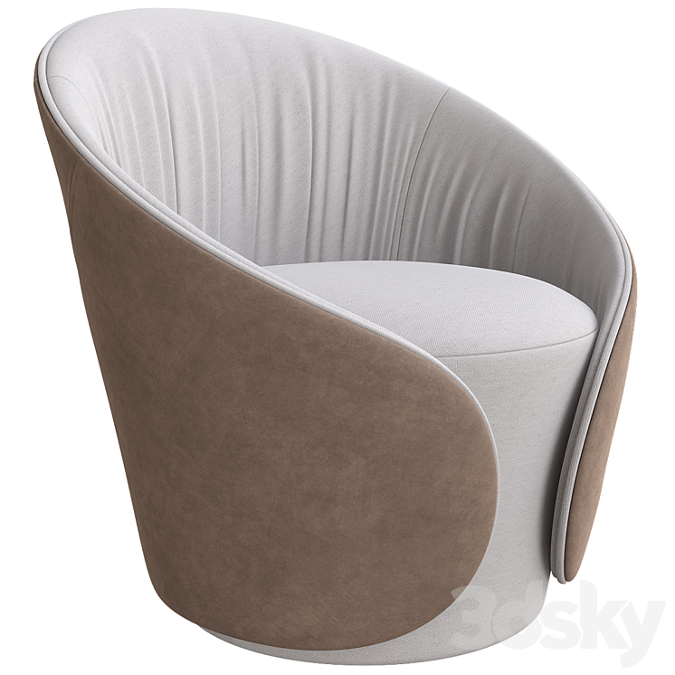 Tonin-Casa-MAMA-Armchair 3DS Max Model - thumbnail 2