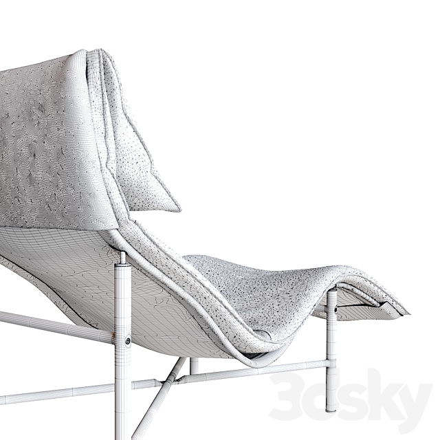 Tord Bjorklund Skye lounge chair for Ikea 3DSMax File - thumbnail 3