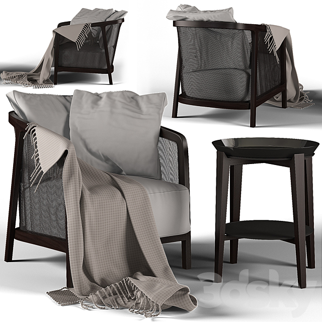 tosca armchair 3DSMax File - thumbnail 1