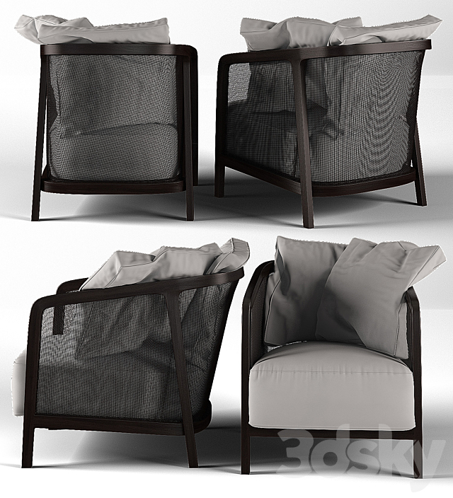 tosca armchair 3DSMax File - thumbnail 2