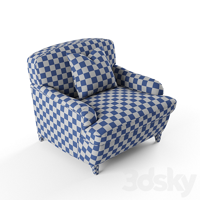 Tosconova Clayton armchair 3DSMax File - thumbnail 3