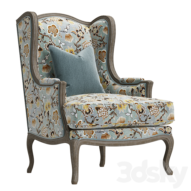 Tosconova Edward chair 3DSMax File - thumbnail 1