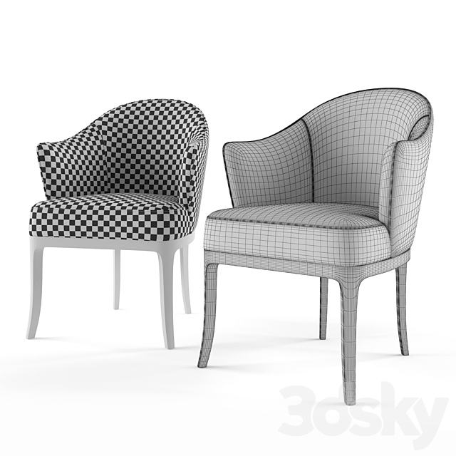 Tosconova. LORD armchair. 3DSMax File - thumbnail 3